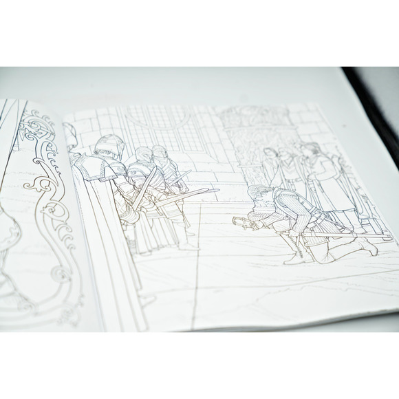 House of the Dragon Official Coloring Book Game of Thrones HBO 2024 - Picture 7 of 8